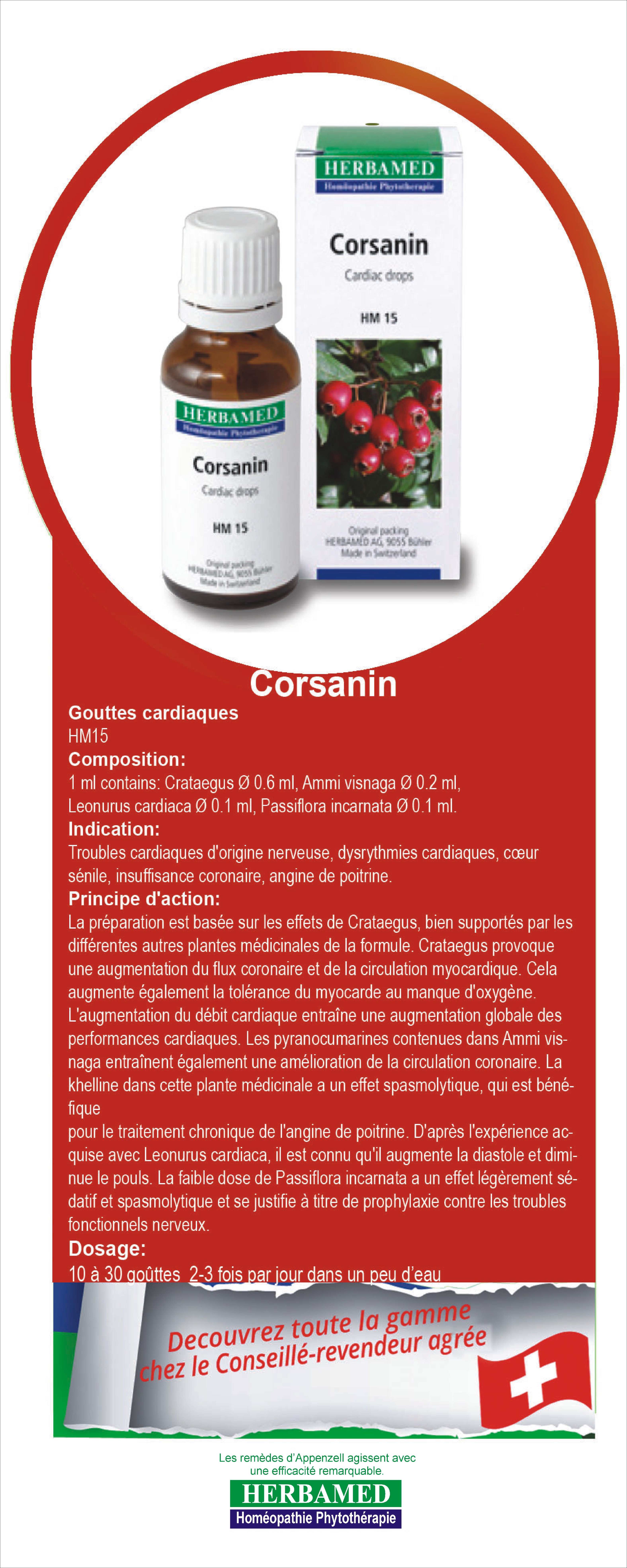 Corsanin 50 ml- Cœur