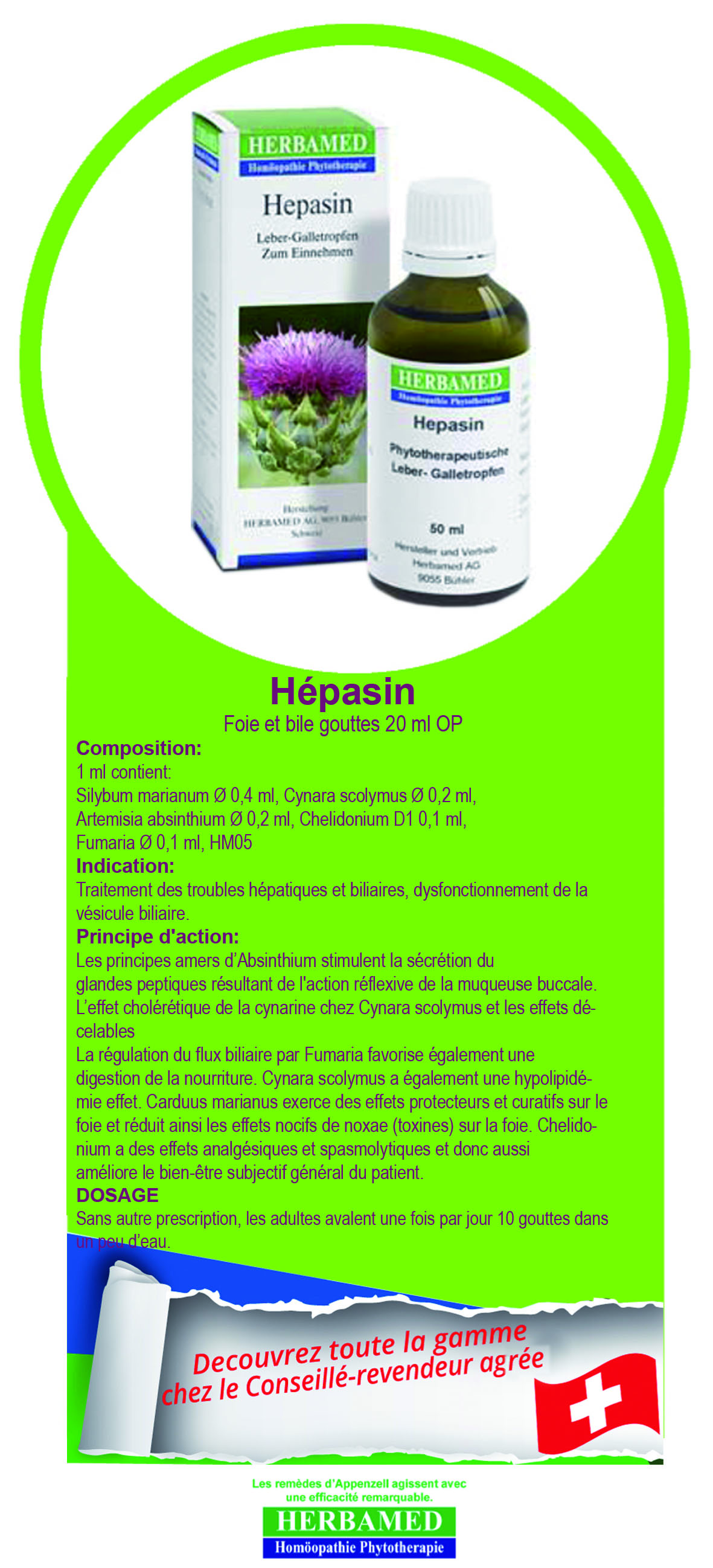 Hépasin 50ml - foie