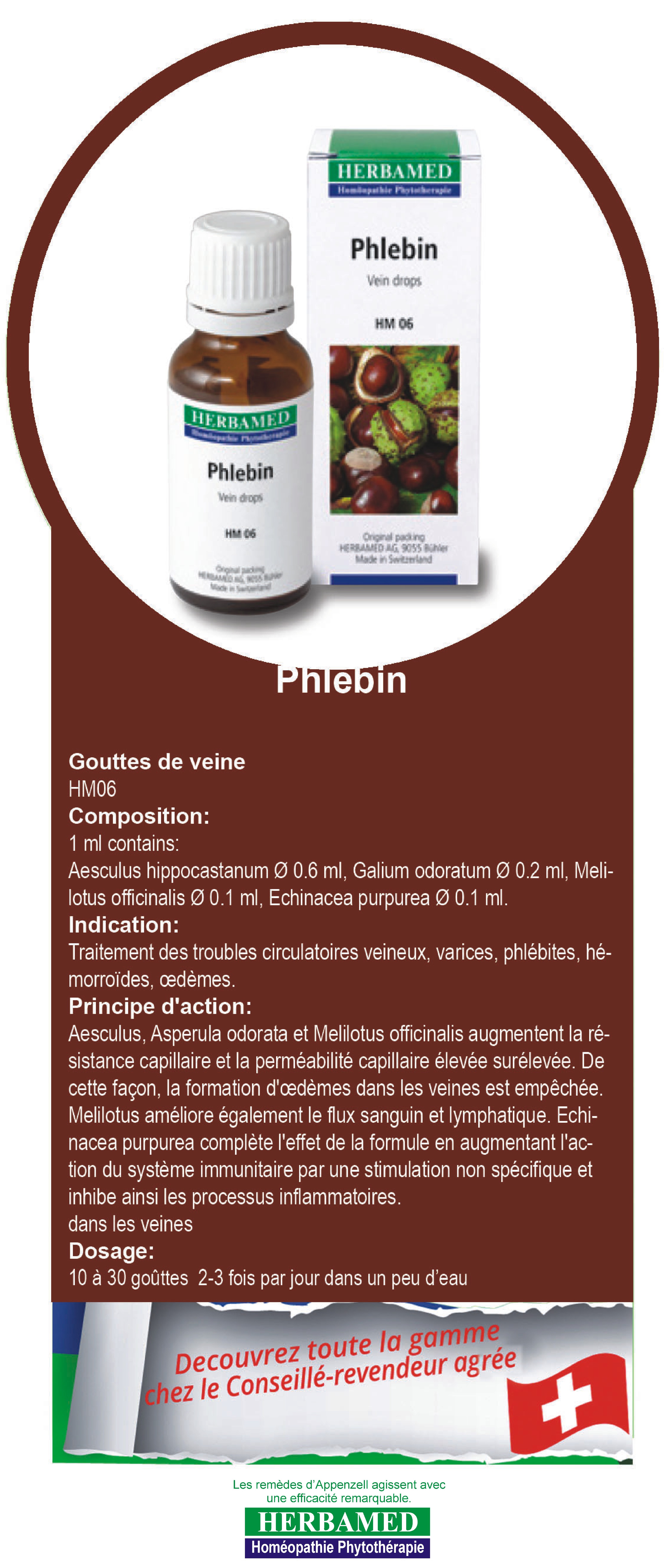 Phlebin 50 ml - Hémorroïdes /Veine